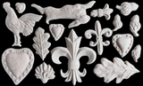 Fleur-de-lis Mould by IOD - Iron Orchid Designs @ The Painted Heirloom