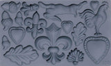 Fleur-de-lis Decor Mould by IOD - Iron Orchid Designs @ Painted Heirloom