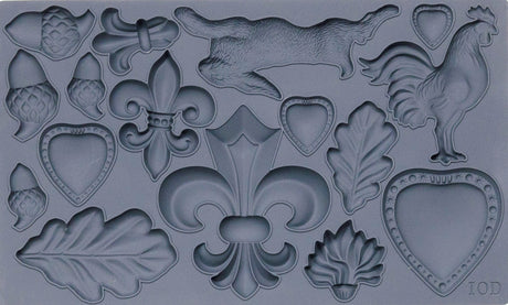 Fleur-de-lis Decor Mould by IOD - Iron Orchid Designs @ Painted Heirloom