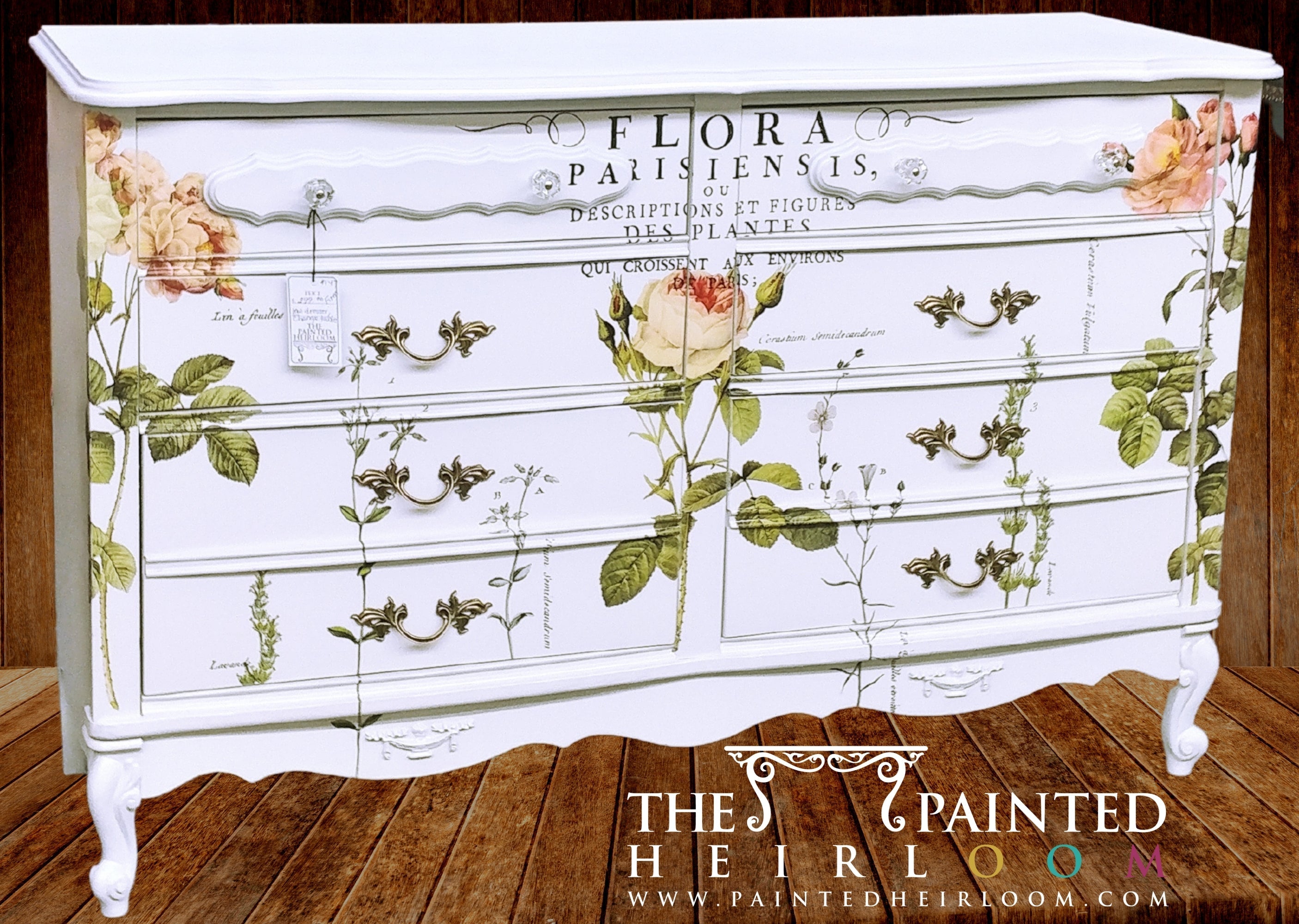 Flora Parisiensis Decor Transfer Set by IOD - Iron Orchid Designs @ Painted Heirloom