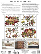 Floral Anthology Transfer Set by IOD - Iron Orchid Designs @ Painted Heirloom