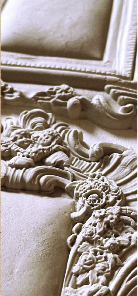 Frames 2 Mould by IOD with ornate molding detail, suited for air dry clay or silicone.