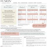 Fusion Mineral Paint info PDF downloads by color, sheen, or surface; digital only; includes tips.