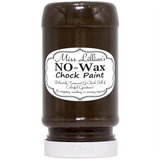 Miss Lillian’s Paint French Roast No-Wax Chock Paint jar shown upside down.