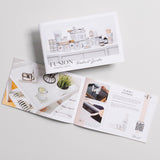 Two open Fusion Mineral Paint Product Guides from Fusion Mineral Paint displayed side by side.