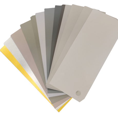 Fusion Mineral Paint True Color Fan Deck and Add-On Expansions with neutral and metallic swatches displayed.