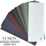 Fusion Mineral Paint True Color Fan Deck and Add-On Expansions color swatch set in lower left corner.