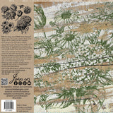 I.O.D. Garden Bouquet Stamp by Iron Orchid Designs for soft surfaces; seal with water-based topcoat; not dishwasher safe.