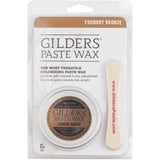 Notions Gilders Paste Wax Foundry Bronze tin with included applicator.