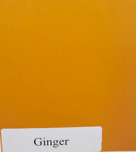 Miss Lillian’s Ginger No-Wax Chock Paint with white label on orange background.