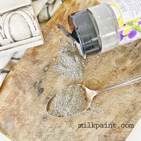 Grit Aging Dust by Sweet Pickins from Old Fashioned Milk Paint in original packaging.