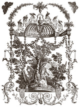 I.O.D. Hameau de la Reine Paint Inlay featuring Rococo-inspired French farmhouse decorative art design.