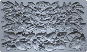 Hazel & Bay Mould (2026 Limited Release) by IOD, with detailed leaf and berry trim accents.