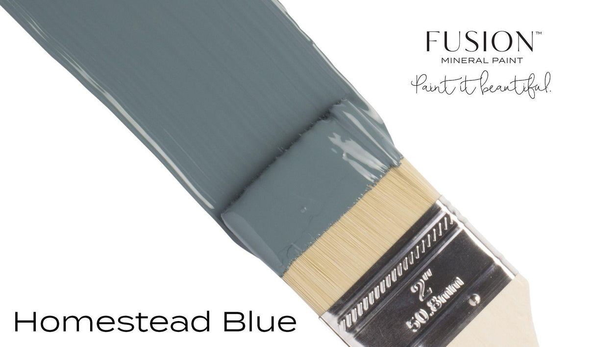 Homestead Blue Fusion Mineral Paint @ Painted Heirloom