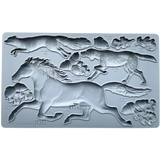 Horse & Hound Mould by IOD - Iron Orchid Designs @ The Painted Heirloom