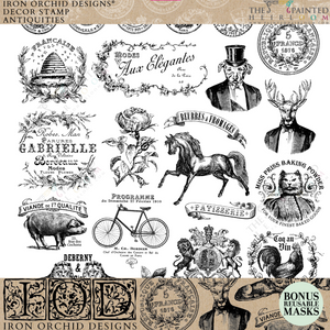 I.O.D. Antiquities Stamp by IOD - Iron Orchid Designs Spring 2023 @ The Painted Heirloom