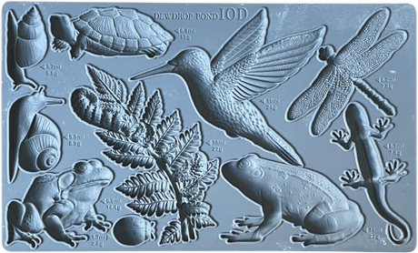 I.O.D. Dewdrop Pond Mould by IOD - Iron Orchid Designs Spring 2023 @ The Painted Heirloom