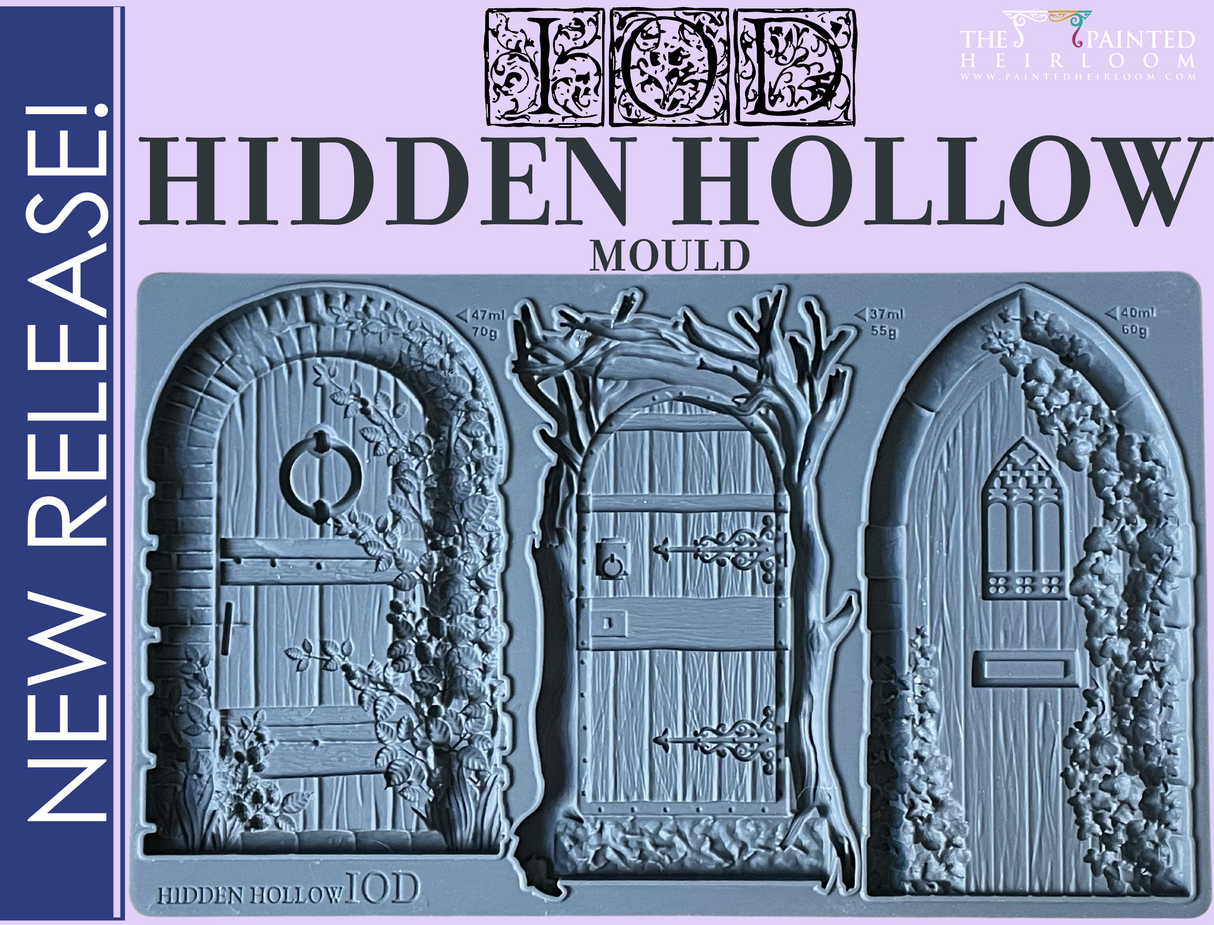I.O.D. Hidden Hollow Mould by IOD - Iron Orchid Designs Spring 2023 @ The Painted Heirloom