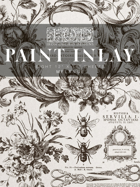 I.O.D. Melange Paint Inlay by IOD - Iron Orchid Designs Spring 2023 @ The Painted Heirloom
