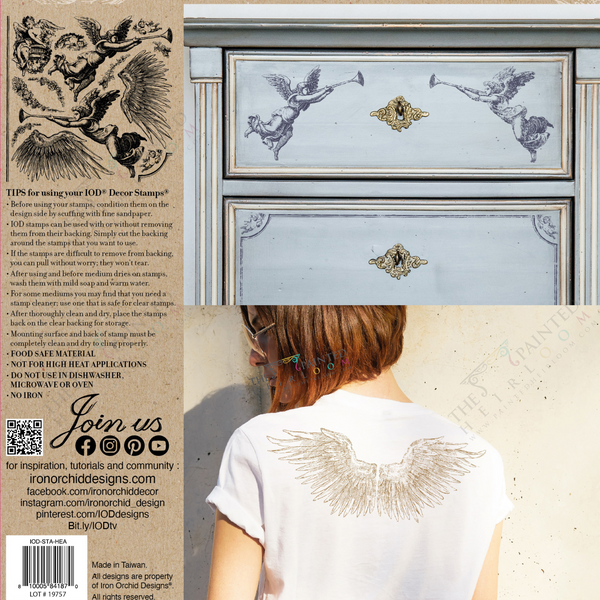 I.O.D. Heavenly Stamp by IOD - Iron Orchid Designs Fall & Christmas 2022 @ The Painted Heirloom