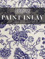 Indigo Floral Paint Inlay (pad of 8 12"x16" sheets) by IOD - Iron Orchid Designs @ Painted Heirloom