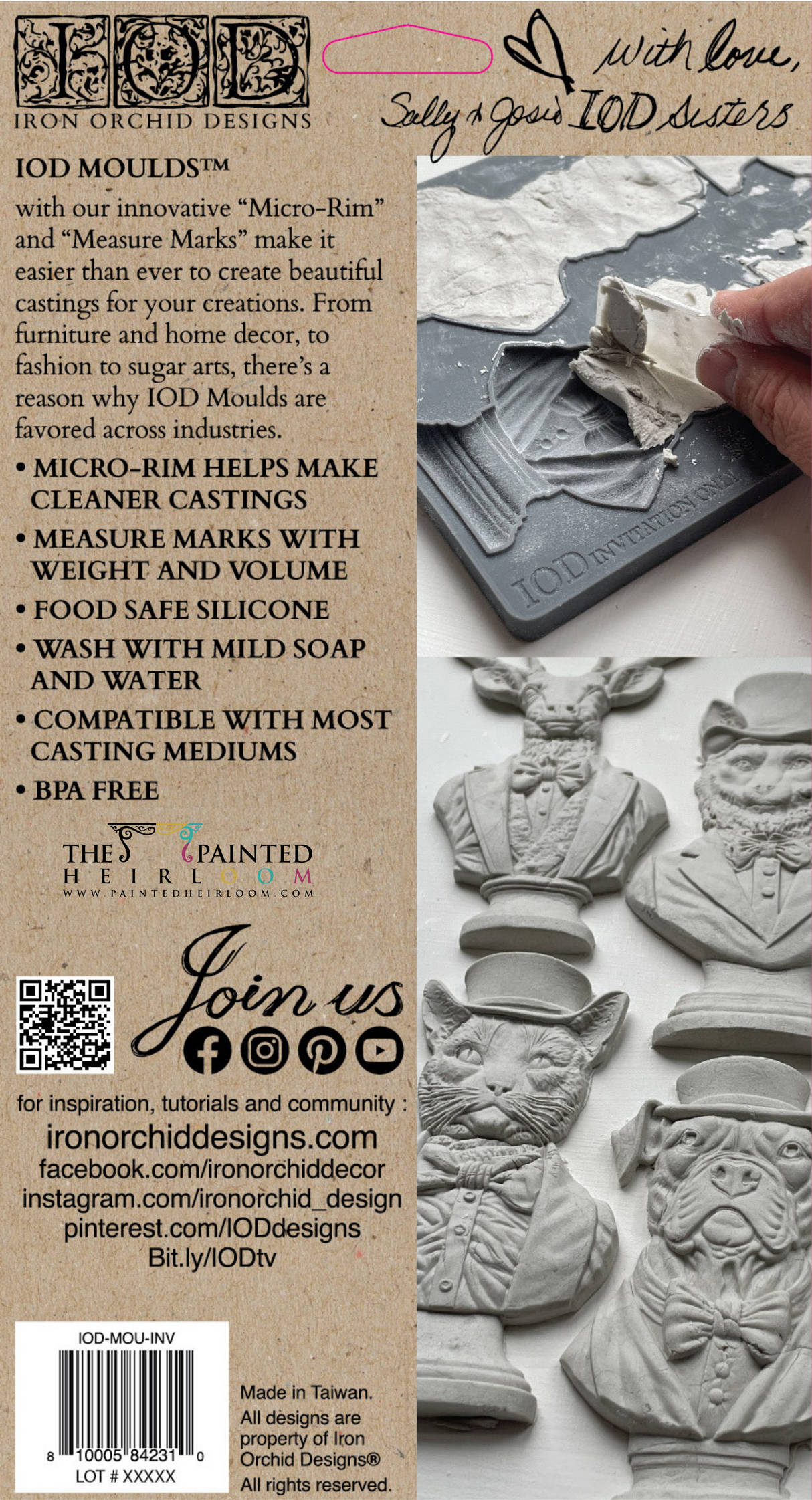 Invitation Only Mould by IOD - Iron Orchid Designs @ The Painted Heirloom