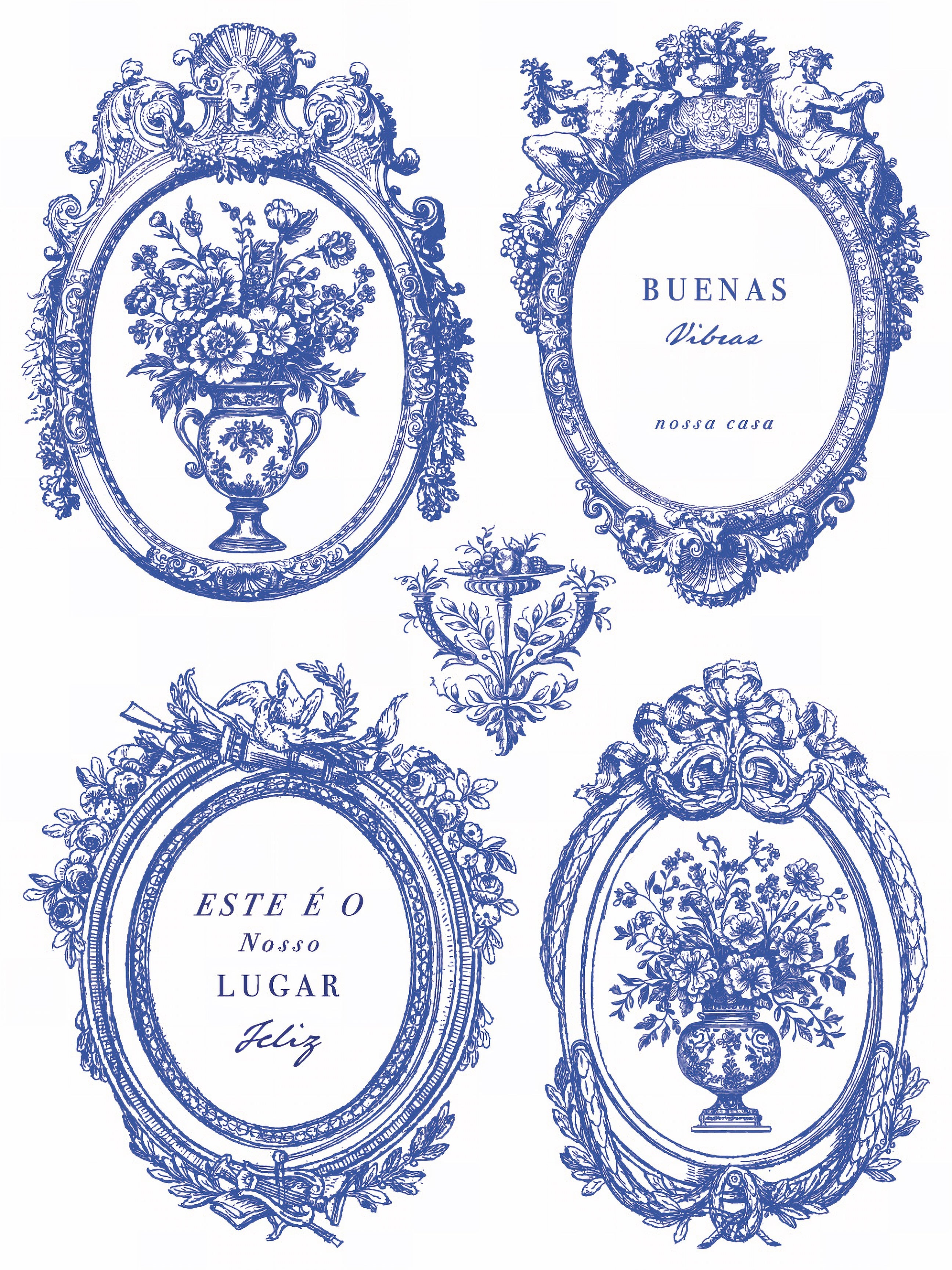 IOD Portofino Paint Inlay by Iron Orchid Designs @ Painted