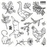 A Timely Tale Mini Stamp by IOD - Iron Orchid Designs