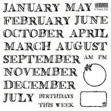 A Timely Tale Mini Stamp by IOD - Iron Orchid Designs