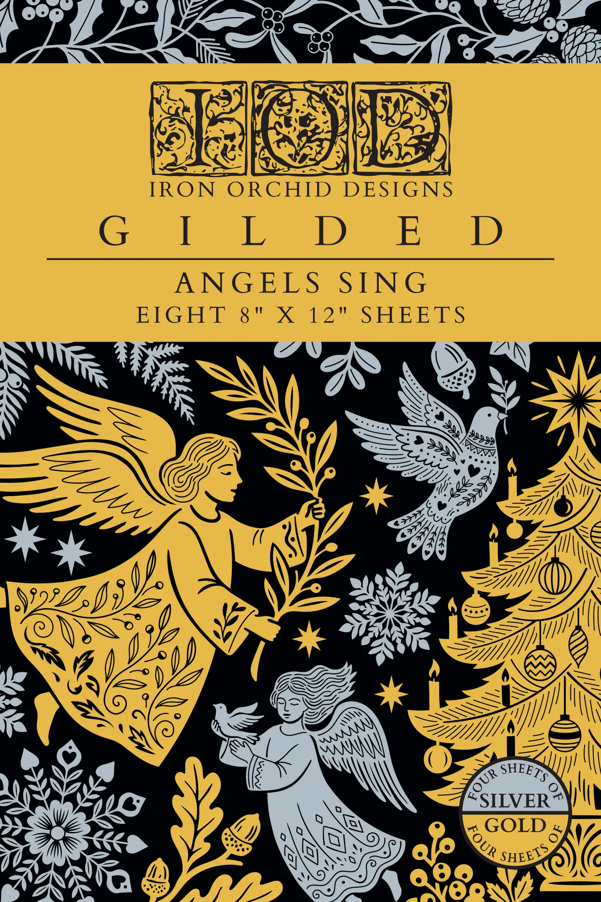 Angles Sing Gilded (2026 Limited Release) Transfer by IOD - Iron Orchid Designs
