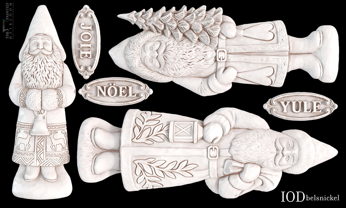 Belsnickel Mould (2026 Limited Release) by IOD - Iron Orchid Designs
