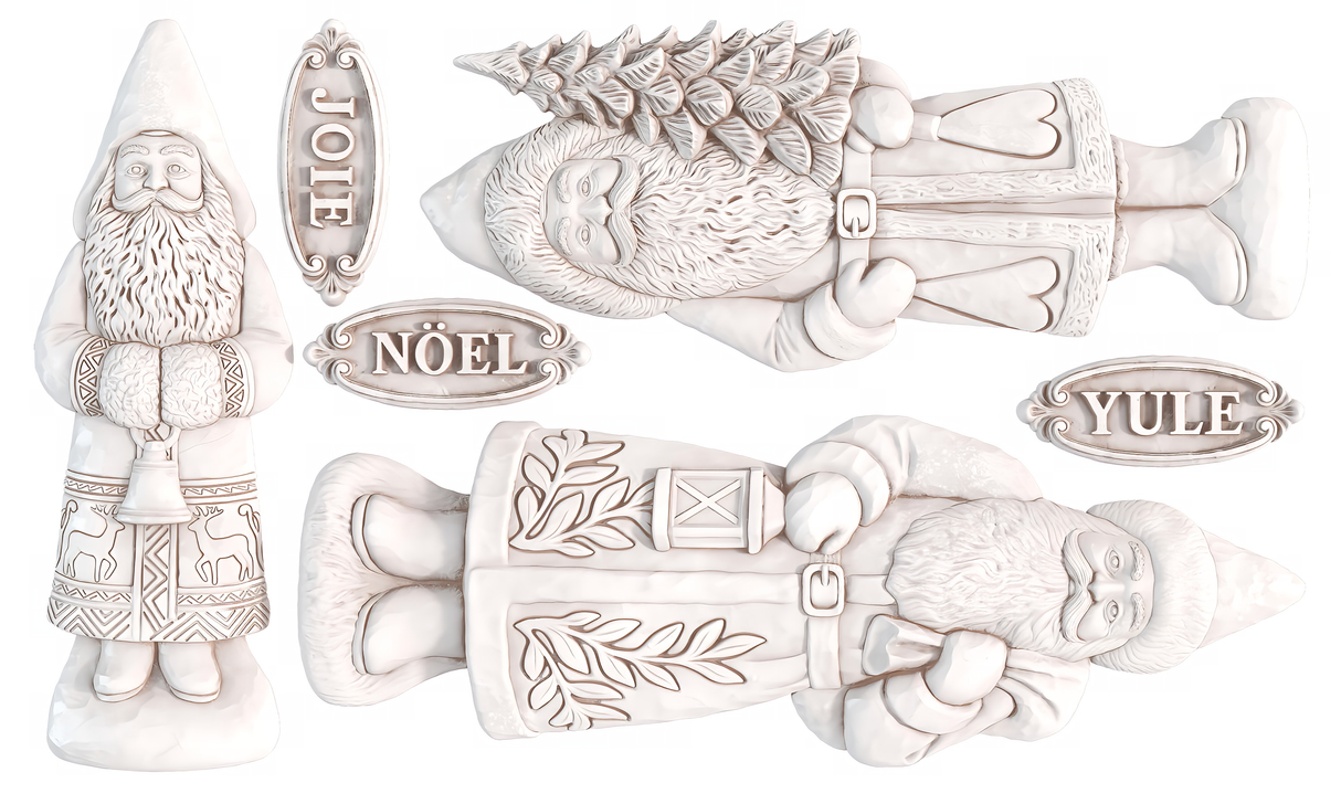 Belsnickel Mould (2026 Limited Release) by IOD - Iron Orchid Designs