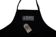 IOD Black Apron featuring the Iron Orchid Designs logo, suitable for creative projects and tutorials.