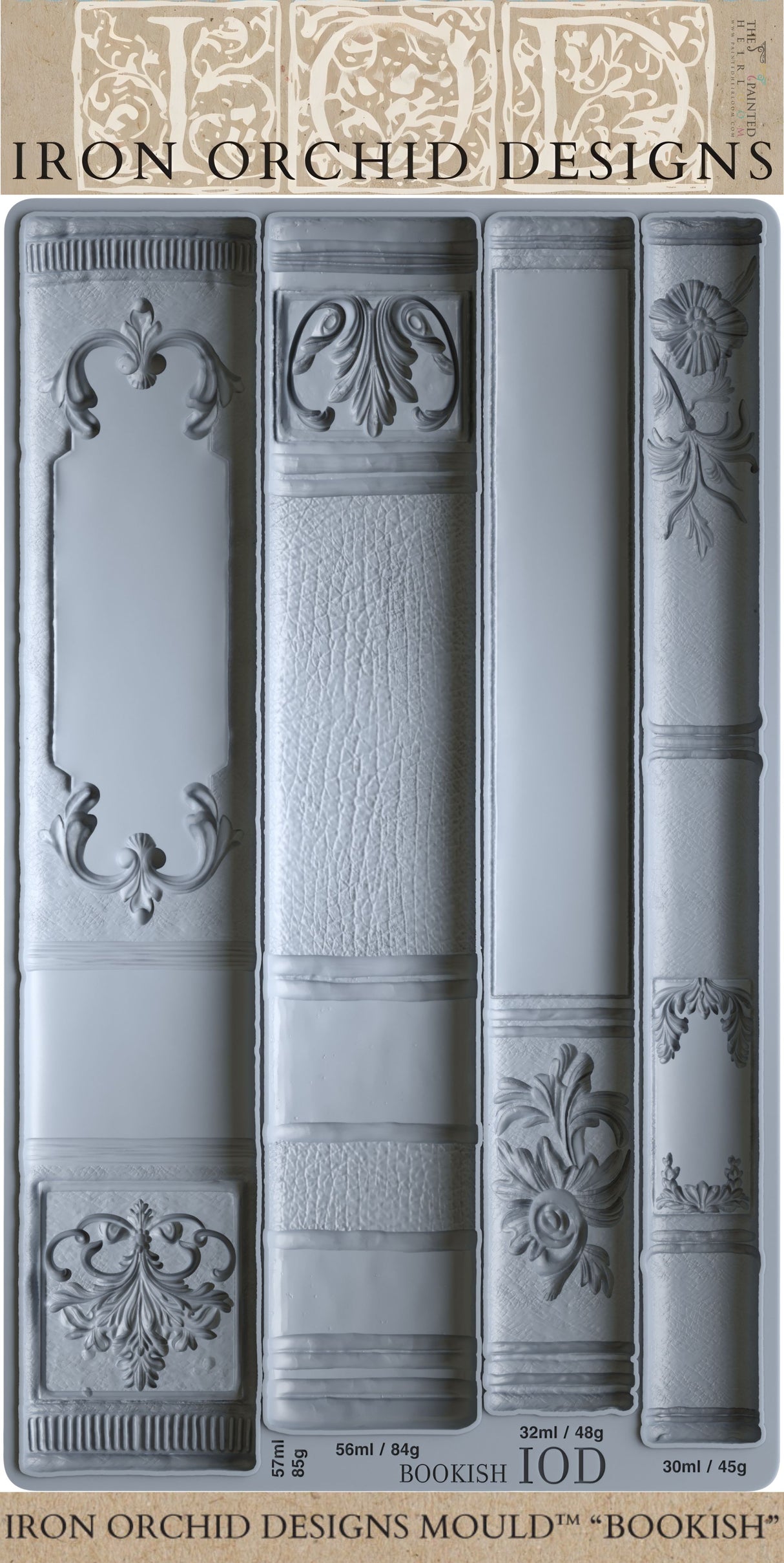 Bookish Mould by IOD - Iron Orchid Designs