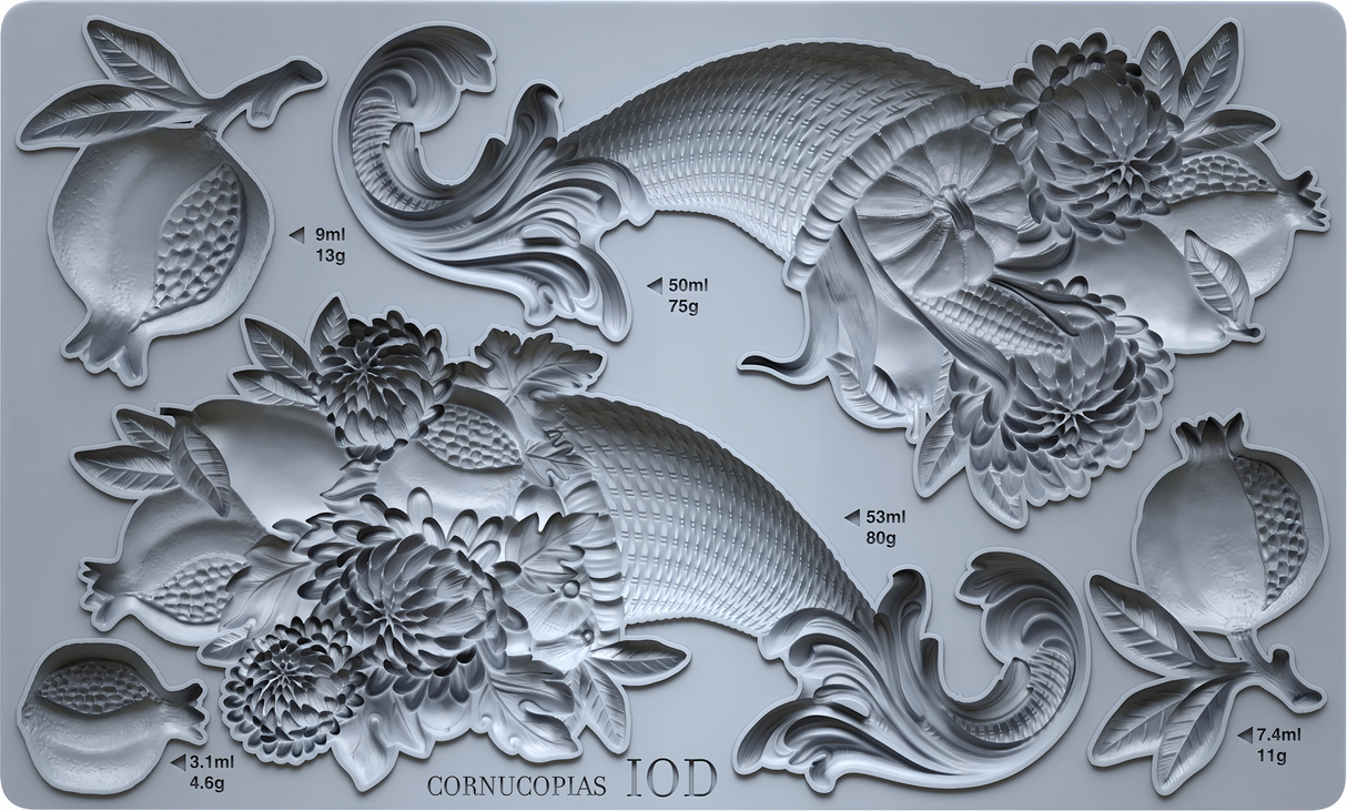 Cornucopias Mould (2026 Limited Release) by IOD - Iron Orchid Designs