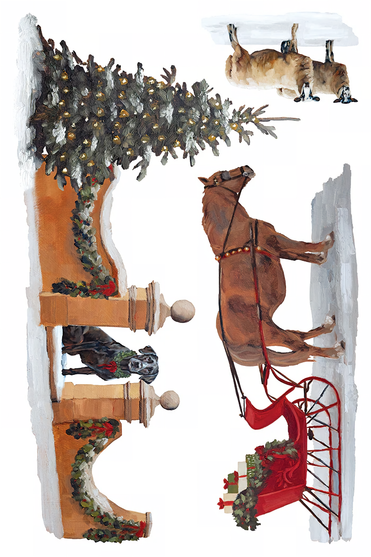 A Cotswold Christmas (2026 Limited Release) Transfer by IOD - Iron Orchid Designs