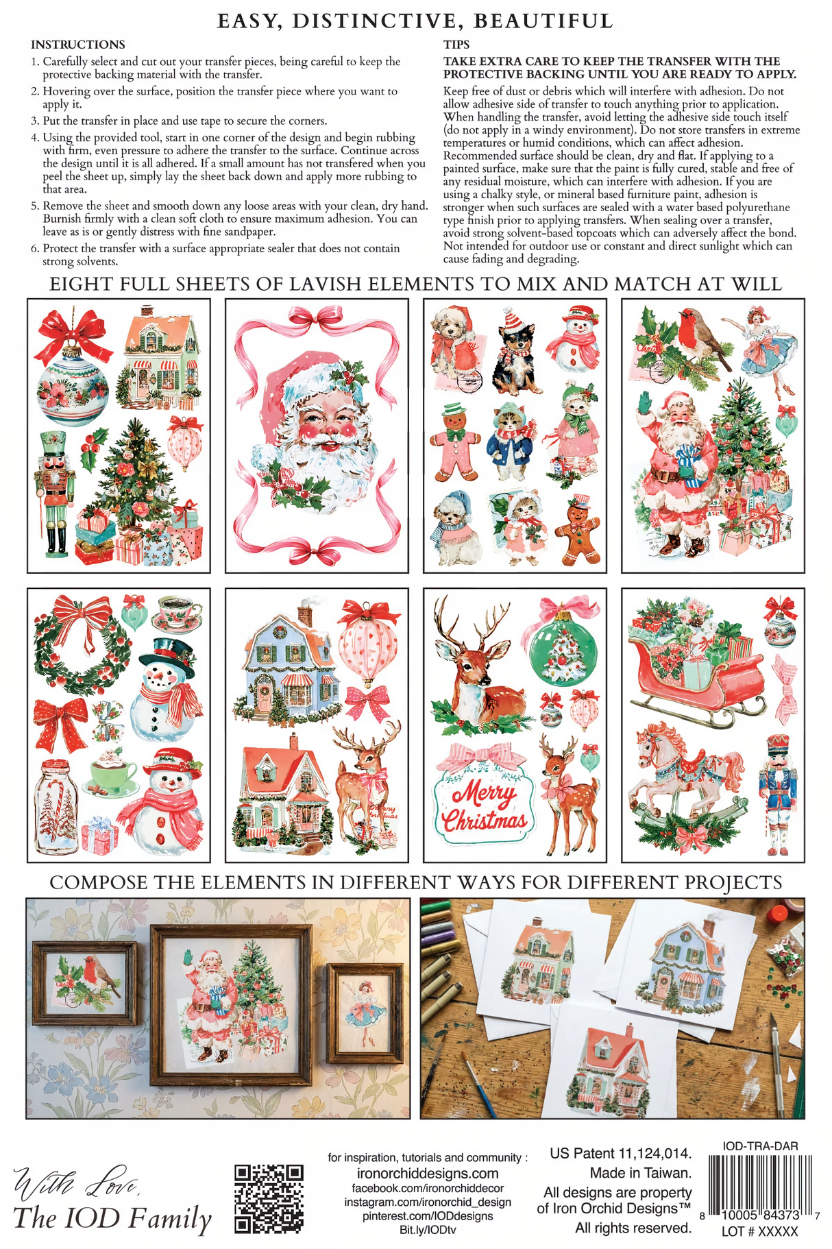 Darling Holiday (2026 Limited Release) Transfer by IOD - Iron Orchid Designs