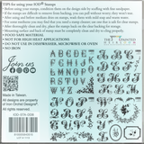 Dessins de Broderie Labels Mini Stamp by IOD - Iron Orchid Designs