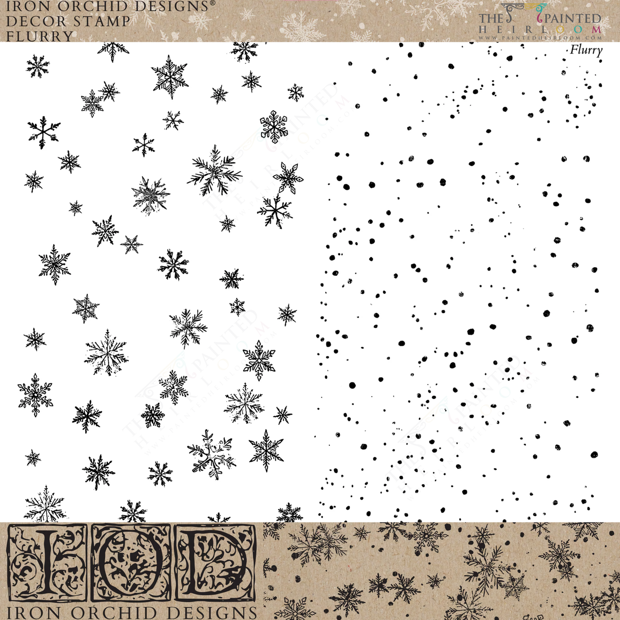 Flurry (2026 Limited Release) Stamp by IOD - Iron Orchid Designs