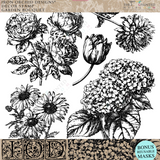 Garden Bouquet Stamp by IOD - Iron Orchid Designs