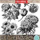 Garden Bouquet Stamp by IOD - Iron Orchid Designs