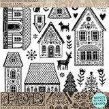 Gingerbread Lane (2026 Limited Release) Stamp by IOD - Iron Orchid Designs