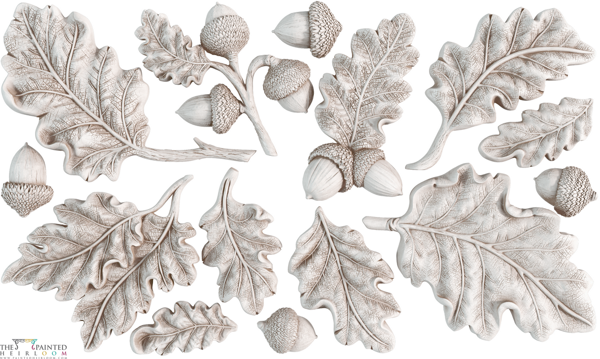 Oak Leaves & Acorns Mould by IOD - Iron Orchid Designs