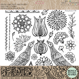 Pennsylvania Folk Stamp by IOD - Iron Orchid Designs