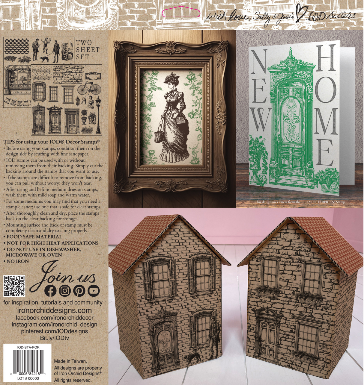 Portobello Road Stamp (Limited Release) by IOD - Iron Orchid Designs