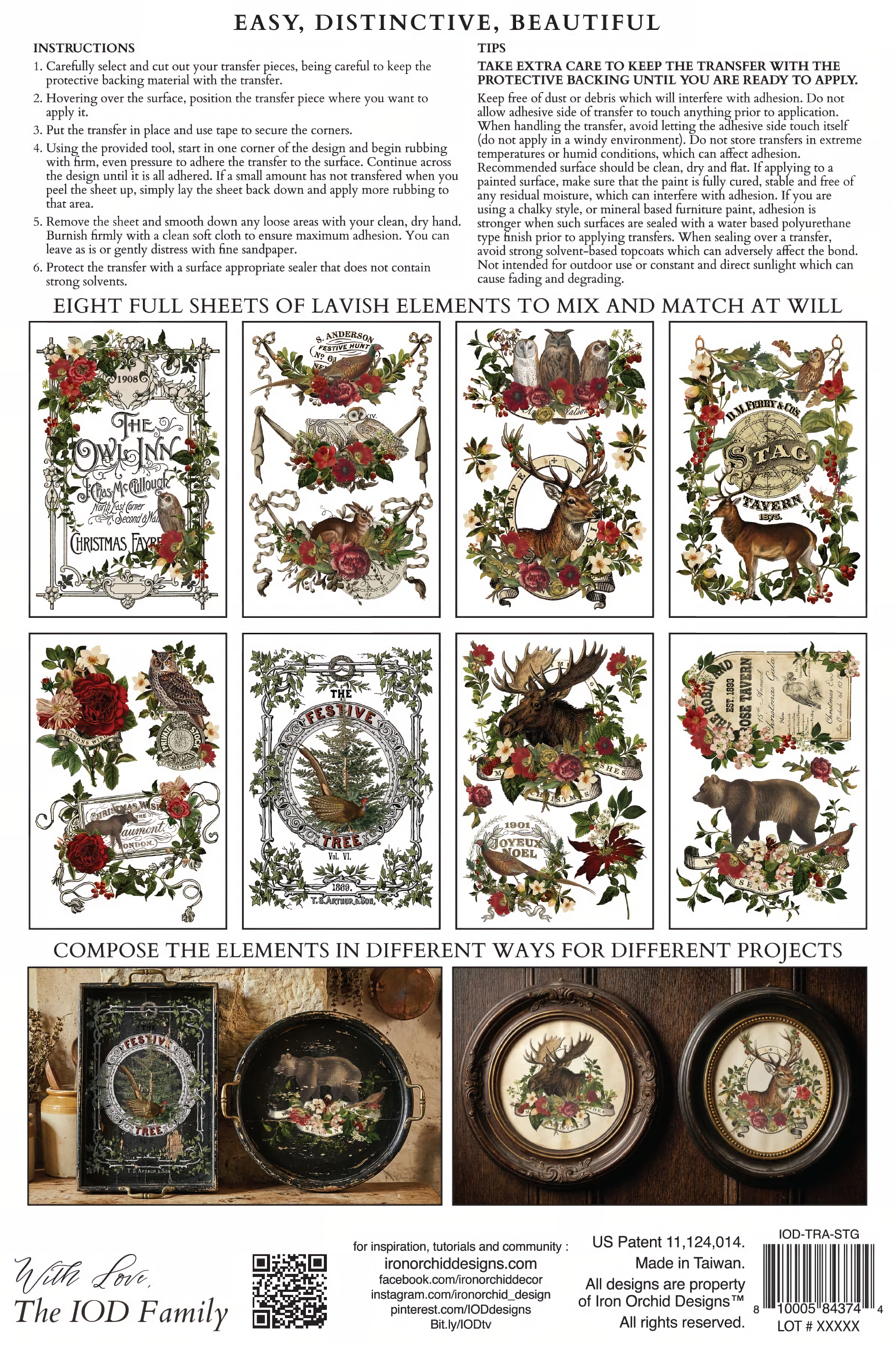 Stag Tavern (2026 Limited Release) Transfer by IOD - Iron Orchid Designs