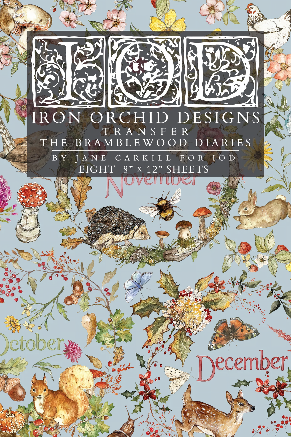 The Bramblewood Diaries (2026 Limited Release) Transfer by IOD - Iron Orchid Designs