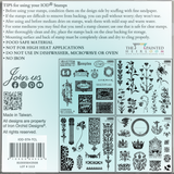 The Connoisseur's Library Mini Stamp by IOD - Iron Orchid Designs