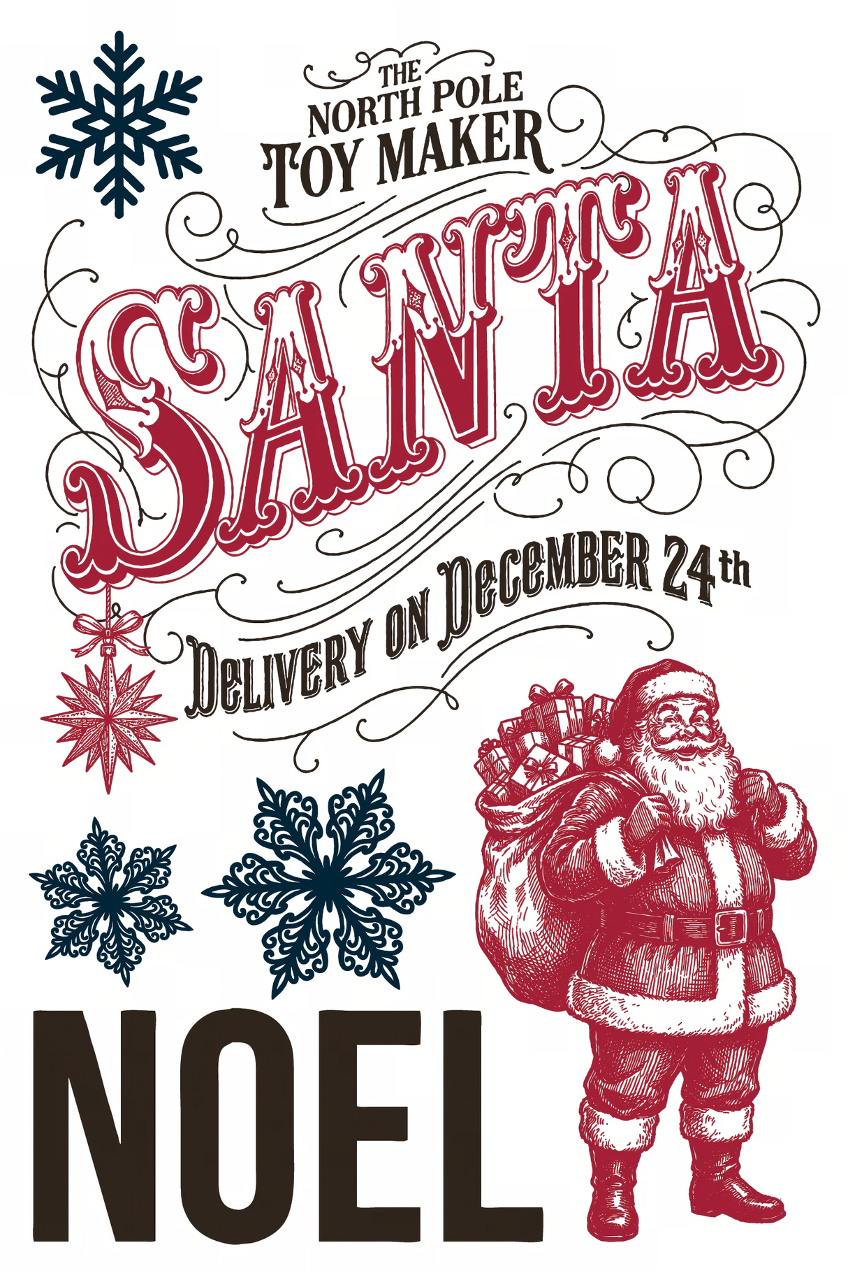 The North Pole Co. (2026 Limited Release) Paint Inlay by IOD - Iron Orchid Designs
