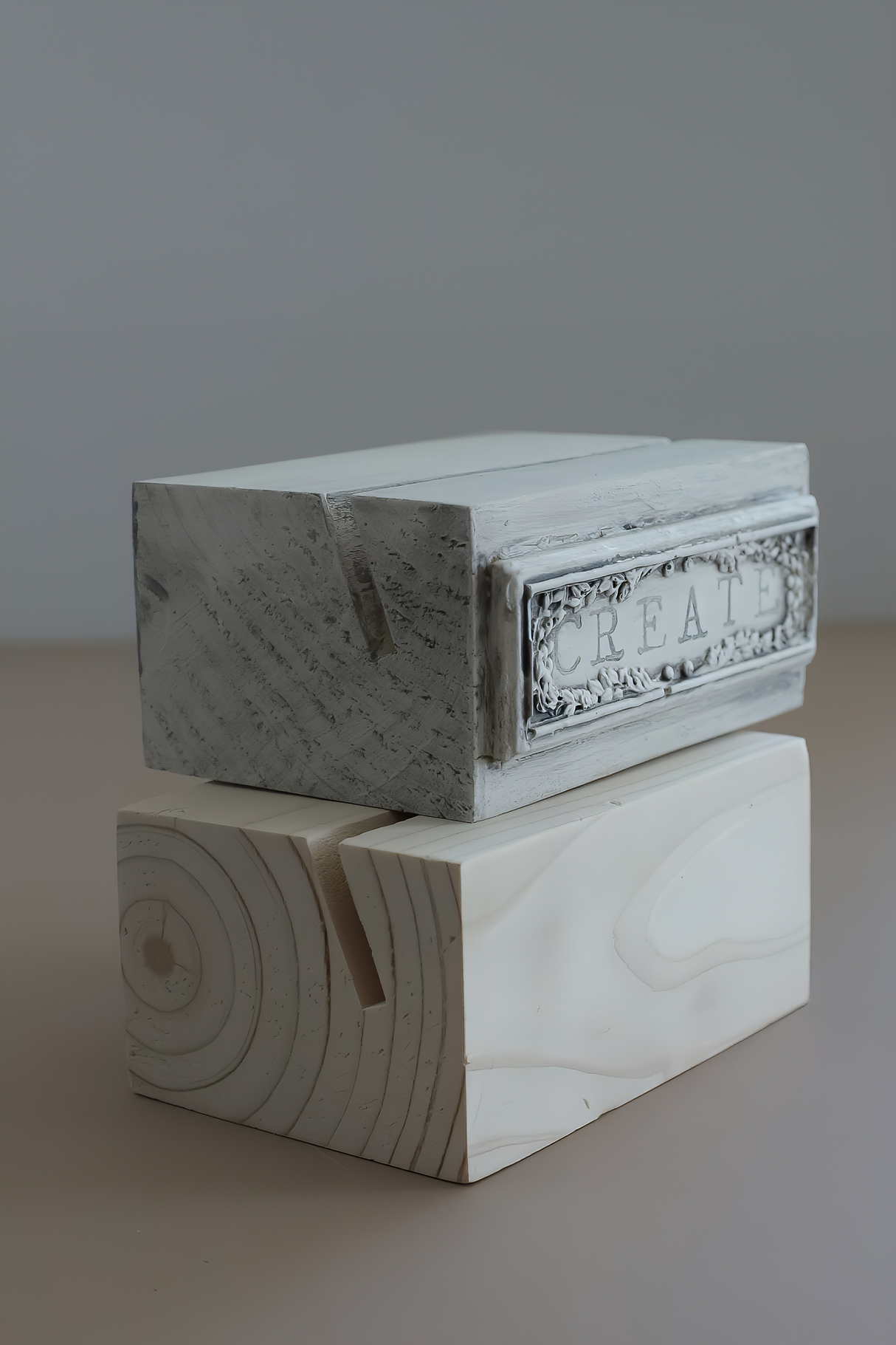 IOD Wood Block Stands (Pack of Two) by Iron Orchid Designs